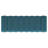 Delsur Peacock Blue Fabric Upholstered Tufted Accent Bench-511692148