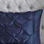 7 Piece Navy Queen Comforter , And Machine Washable Bedding Soft Elegant Design