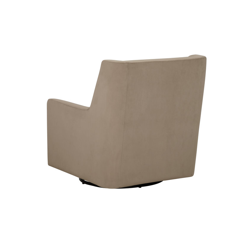 Senna Swivel Brown Rocker Chair