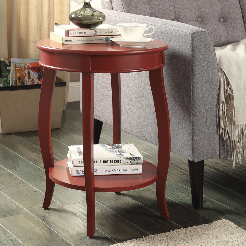 Table d'appoint ACME Aberta, rouge, Rouge