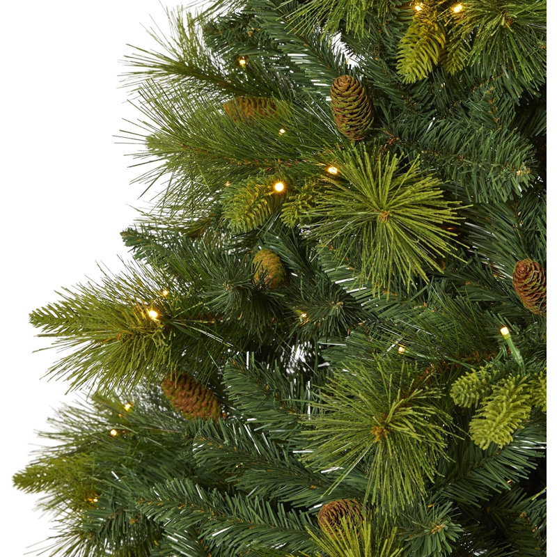  Arbre de Noël artificiel avec lumières DEL North Carolina