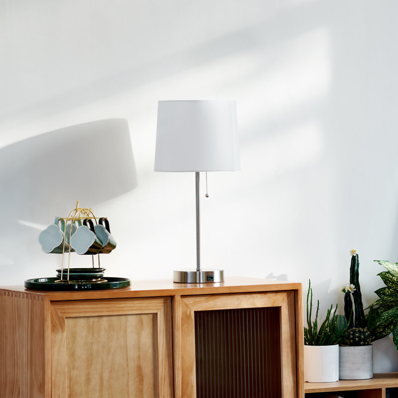 Daphyne 21" Modern Table Lamp with USB