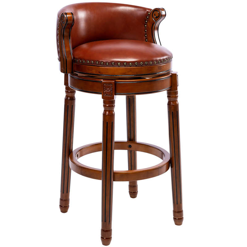 Tabouret de bar pivotant en bois 360 degrés pivotant pour tabourets de cuisine