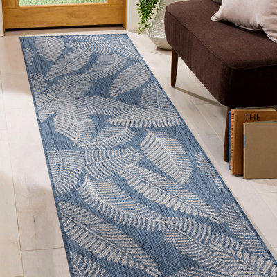 Tapis crème / bleu Demonte