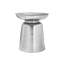 Table d'appoint en métal de 22 po de hauteur pour rehausser les styles de salon et de chambre à coucher Table de tambour de 20 po x 20 po x 22 po - élégante pour les côtés