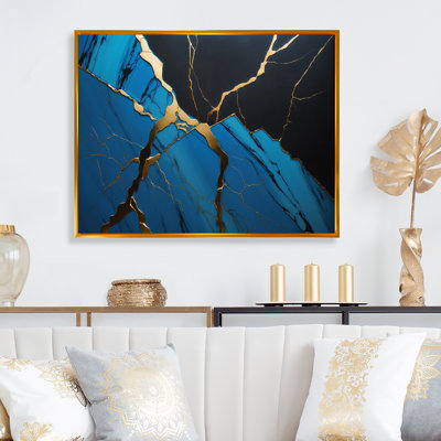 " Abstract Geode Blue II "