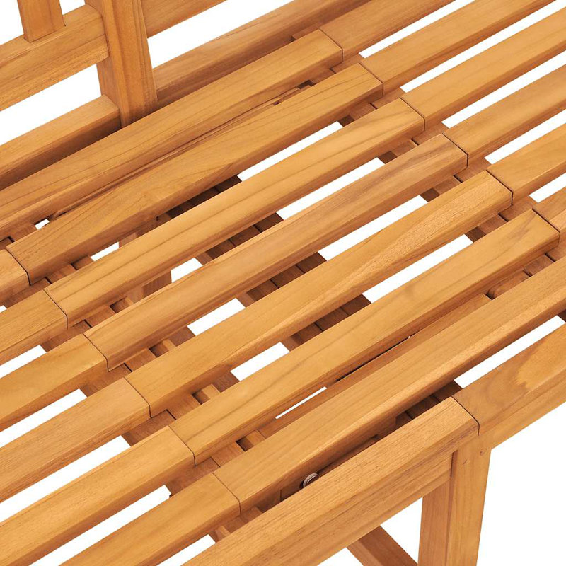 Savage Solid Wood Teak Outdoor Bench