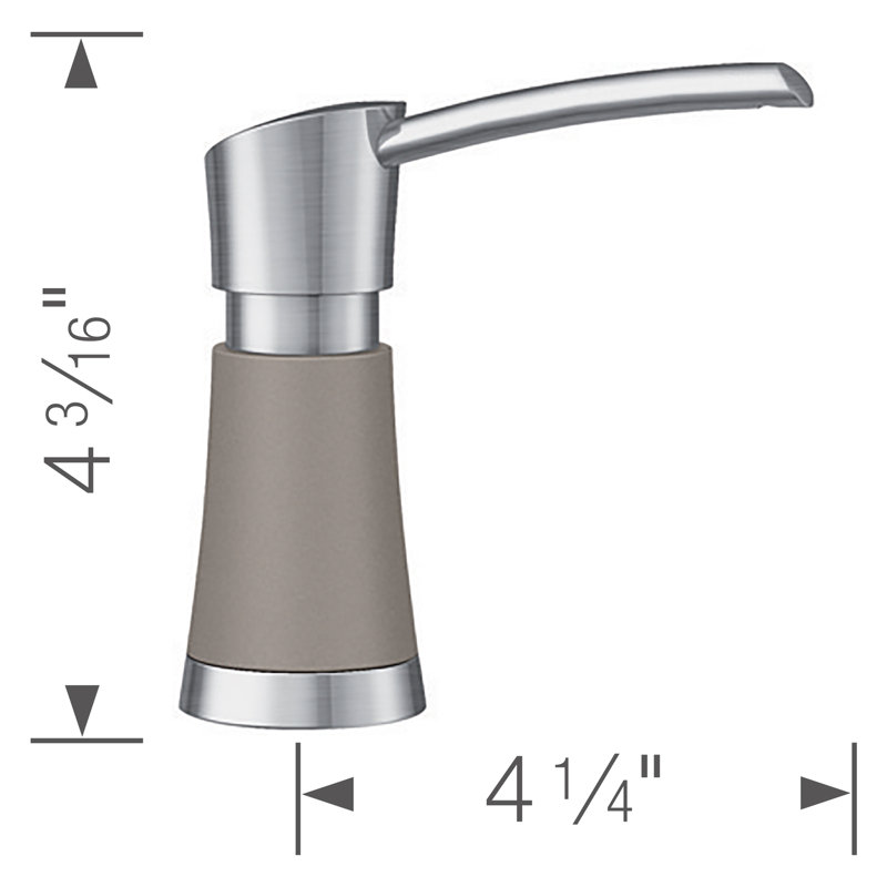 Artona Soap Dispenser, Truffle
