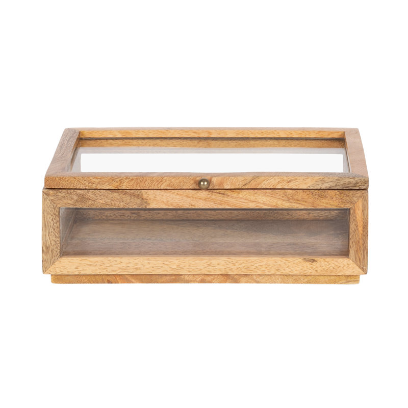 Boîte de rangement en verre Curiel