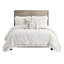 Très grand édredon très grand, 100% coton avec broderie en chenille délicate, rembourré et élégant, comprend 2 taies décoratives, coton, 3 ornements, surdimensionné élégant-128745171-128745169