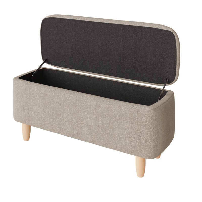 Highgate Upholstered Bench, Grey
