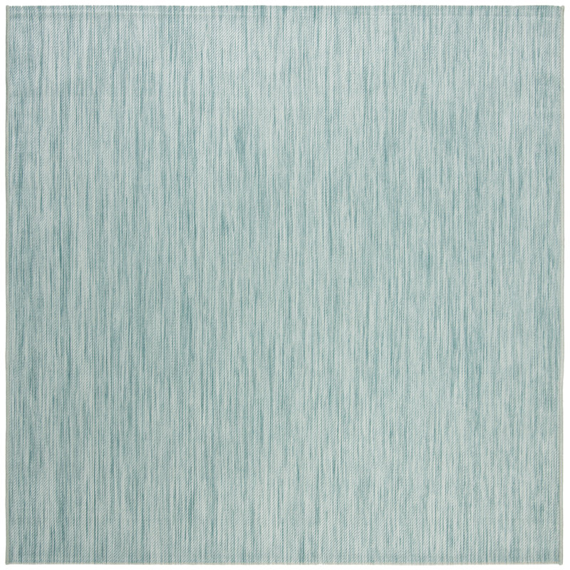 Tapis d'intérieur / extérieur de couleur unie Ephraim Performance, Carré 6 pi 7 po