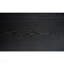 Console 56 po, noir moderne, accent doré pour l'entrée - noir / doré