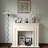 Beige Manufactured Wood Freestanding Fireplace-718738048