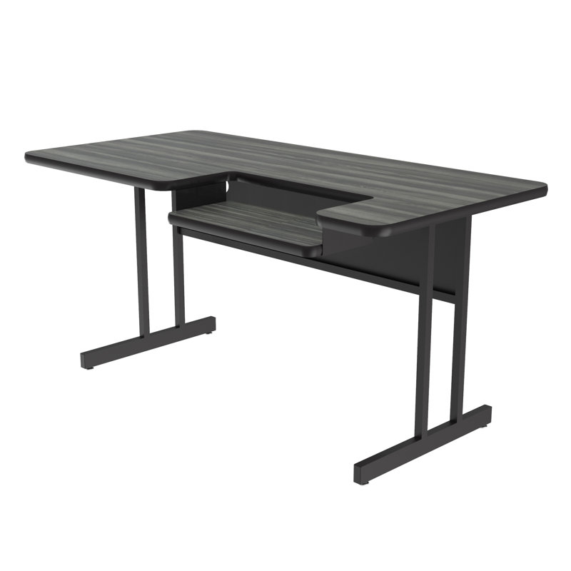 Metal Base Computer Desk