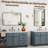 Aluminum Alloy Framed French Cleat Mounted Wall Decor Bathroom Vanity Mirror-984494044-984494047