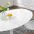 Santorini Oval Shiny Mdf Dining Table-1243421871