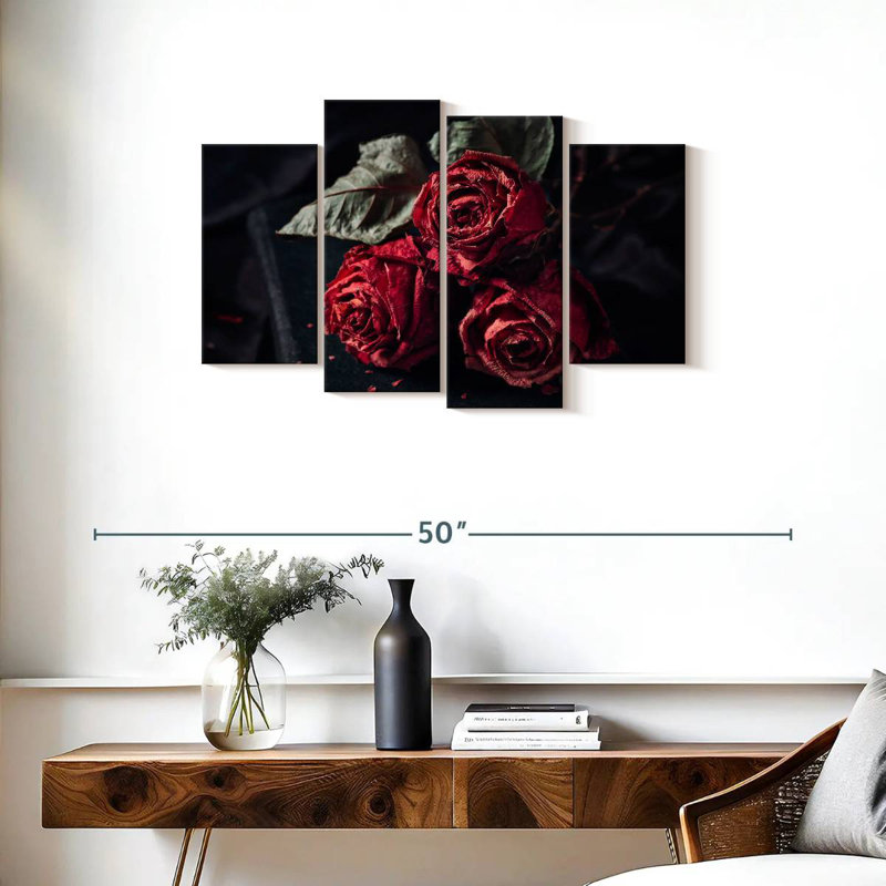 Hitzel roses rouges séchées