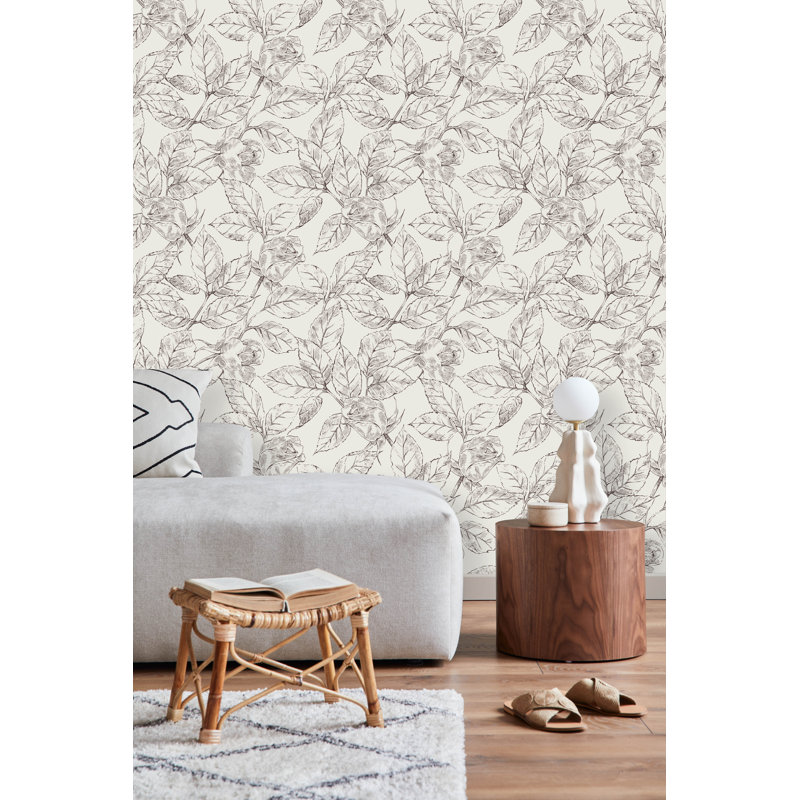 Panneau de papier peint, L 18,75 po x l 25 po, Vinyle
