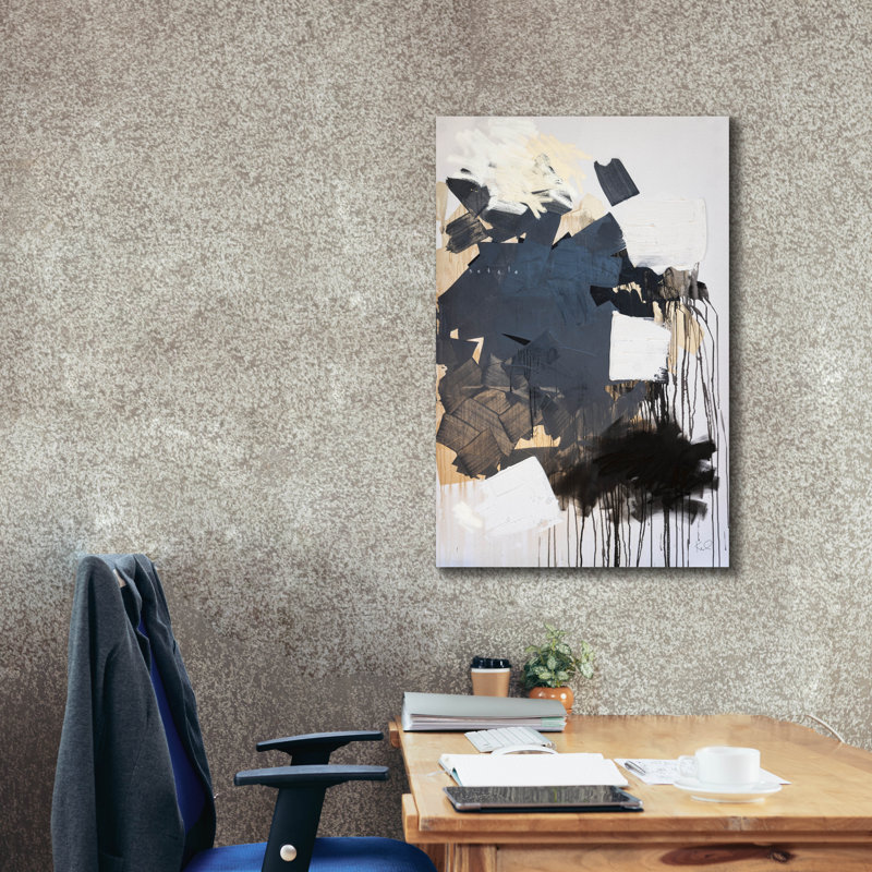 Art mural épique Graffiti «pourquoi régler» par Kent Youngstrom, 26 po x 40 po