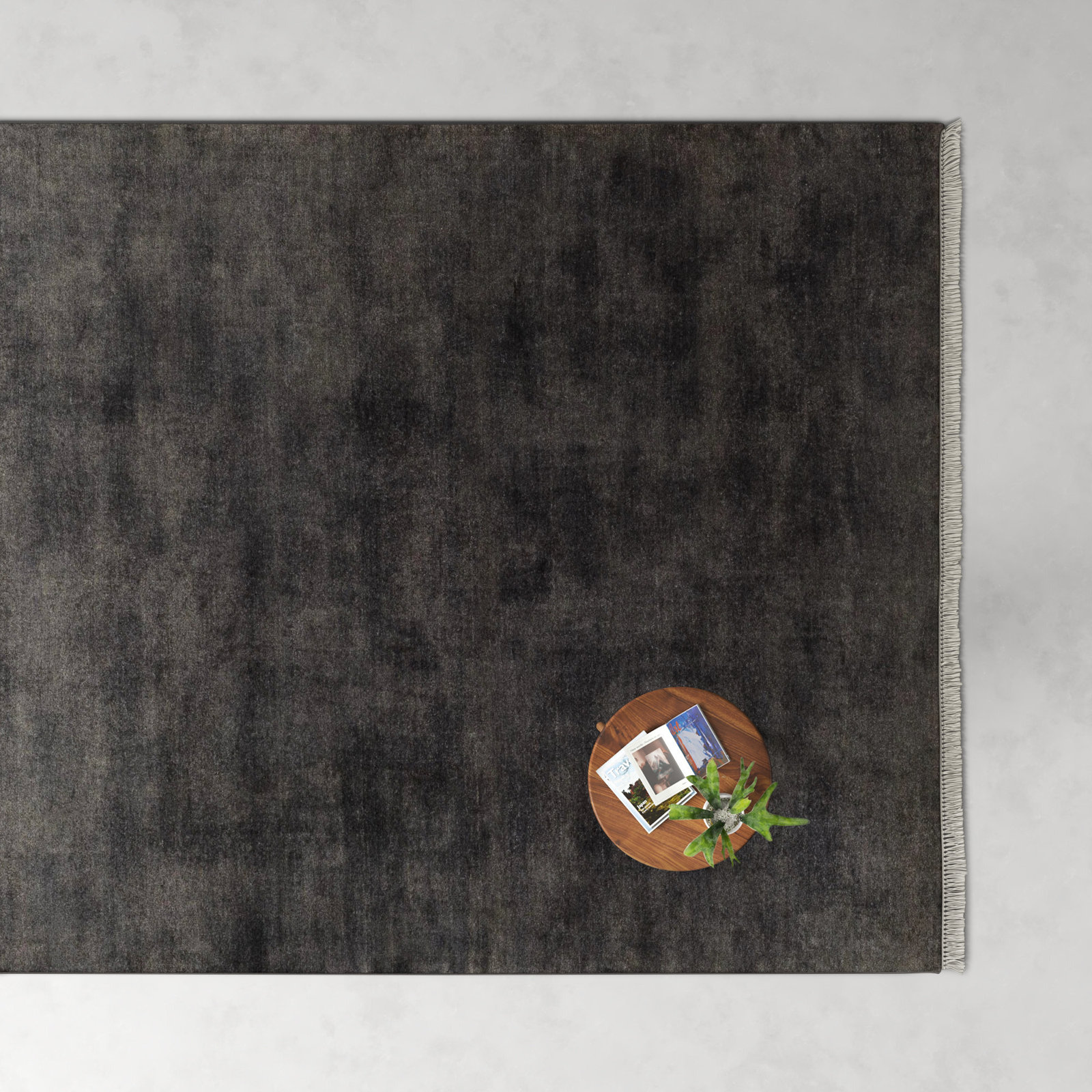 Clio Hand-Loomed Onyx Wool Rug, Rectangle 9' x 12'