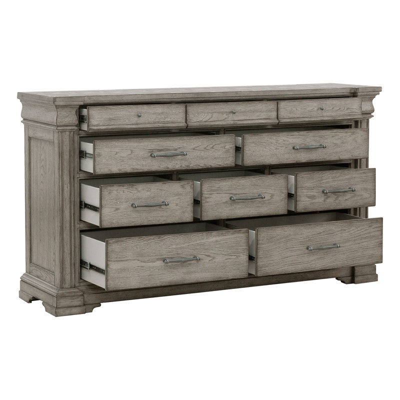 Jahanna 69.84'' W 10 - Drawer Dresser, Gray