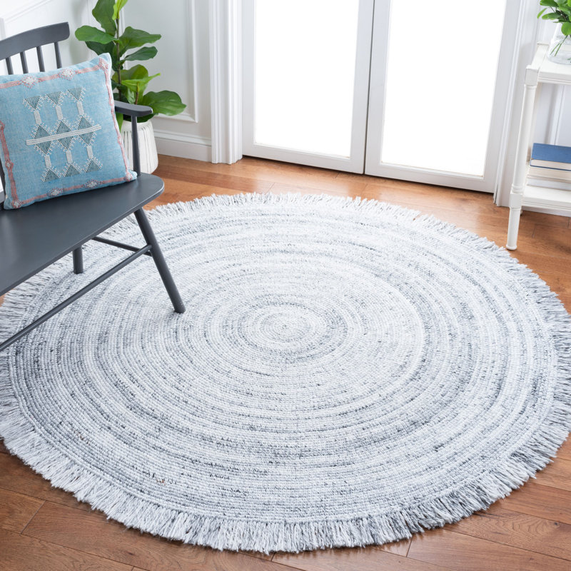Tapis performance tressé à la main, Rond 6 pi