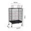 94cm Iron Flat Top Floor Bird Cage with Wheels