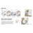 Dina 60" Bathroom Vanity&Sinks, Floating Curved Edges Striped Storage Cabinet With 2 Drawers, 2 Stone White Bowl Ceramic Basins&Travertine-Pattern Sintered Stone Top, Pre-Assembled, Natural Woodgrain-1351352561-1351352567
