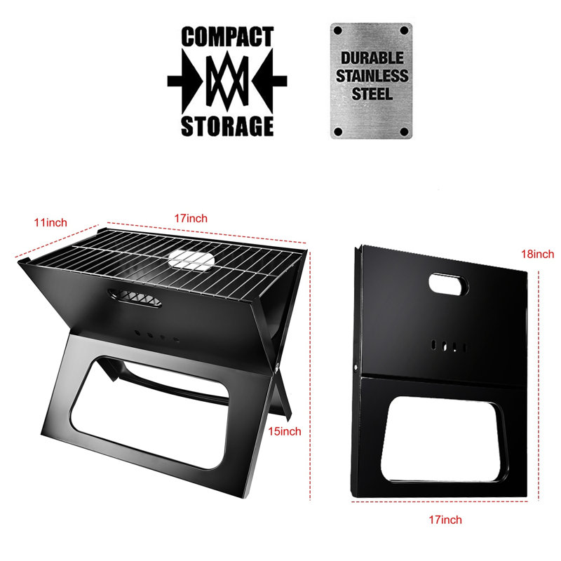 Edge Collections 11'' W Charcoal Grill