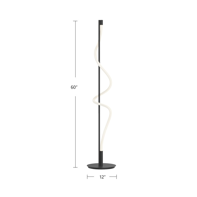 Cursive LED Floor Lamp