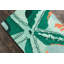 Tapis vert / orange touffeté à la main Cloral-81816410