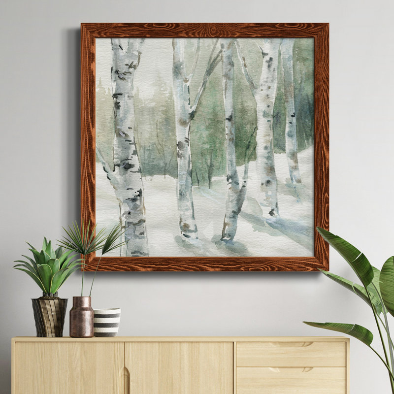 Peony Bouquet I - Peinture sur toile encadrée, H 17 po x l 17 po x P 1,5 po, Érable encadré