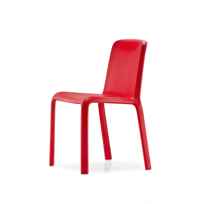 Chaise empilable Snow, Rouge