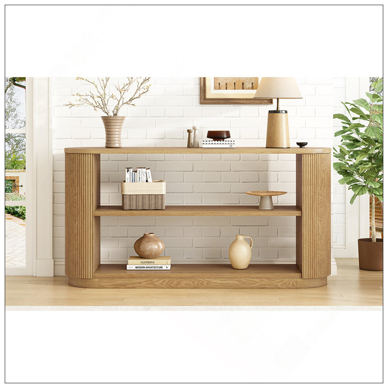 Console de vestibule moderne Mirod, Naturel