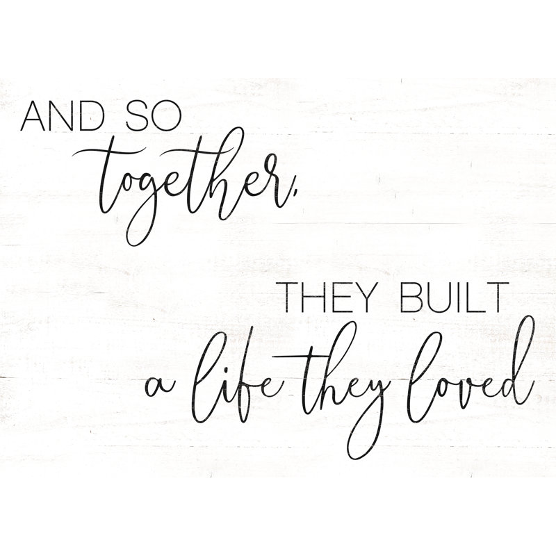 They Built A Life They Loved - Wrapped Canvas Print, 81cm H x 122cm W x 3.8cm D