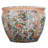 Floral Asian Design Cachepot Planter with Rose Medallion Painting-2035855465