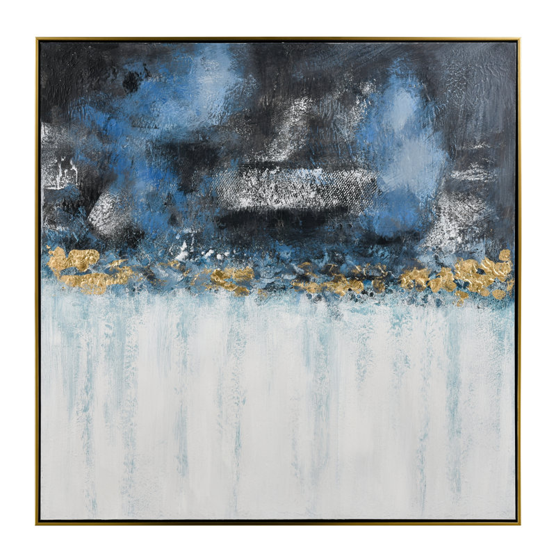 Art mural encadré Living Blues
