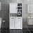 Versatile Freestanding Laundry Cabinet with Multiple Storage Options