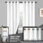 Oakridge Blackout Soundproof Linen Textured Curtain Single Panel-840285207-840285205