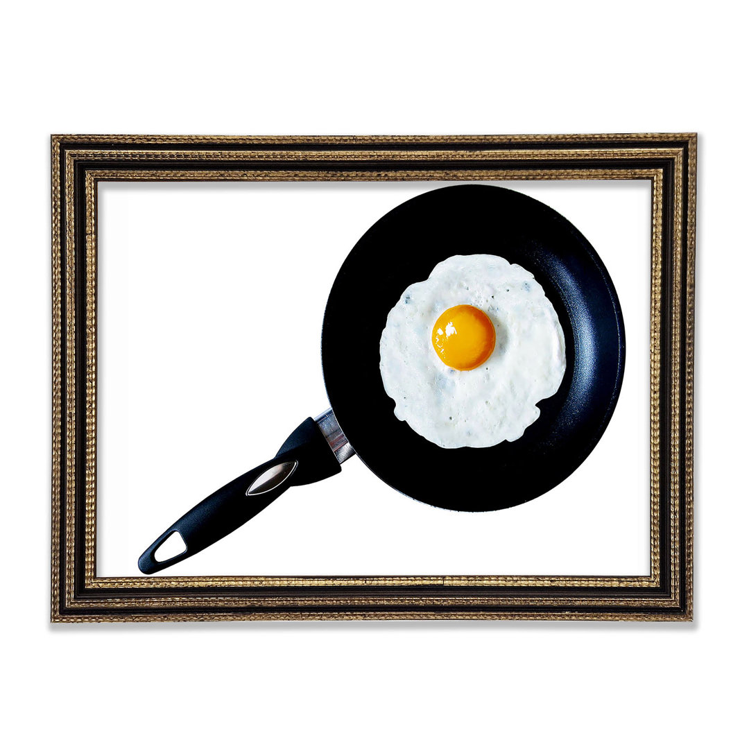 Gerahmtes Wandbild Fried Egg