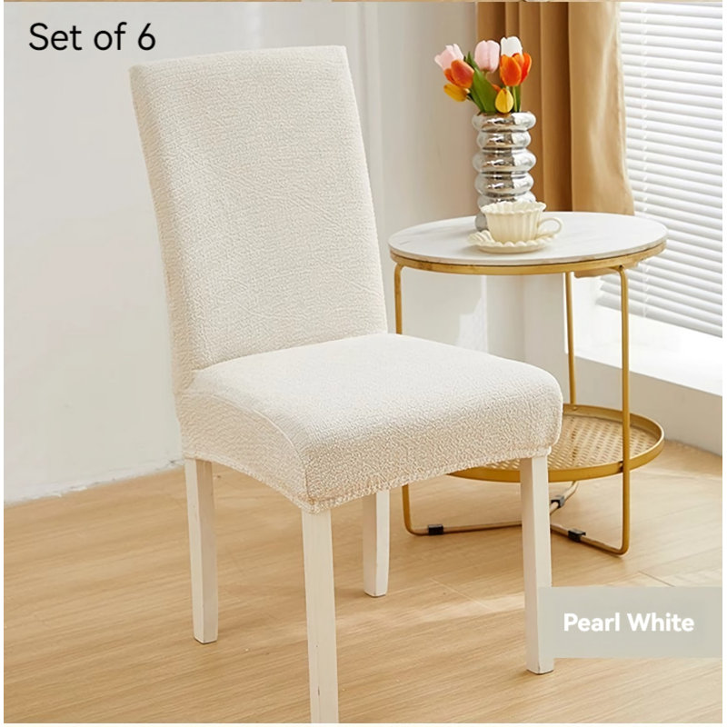 Housse pour chaise de salle à manger en polyester