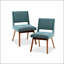 Chaises de salle à manger Brody, ensemble de 2