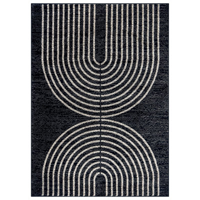 Tapis contemporain à arche contemporaine