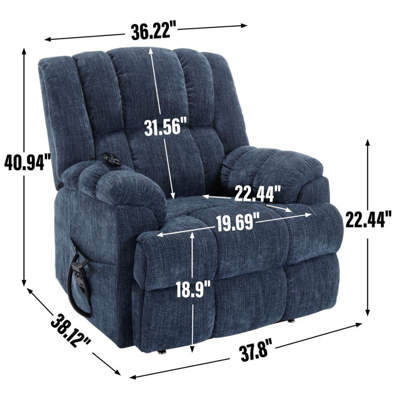 Electric Heat Massage Recliner