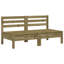 Tottenham 63.5cm Wide Wood Patio Sofa