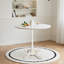 H27,95 Base de table en fonte avec 4 pieds en griffe de tigre, pied de table blanc