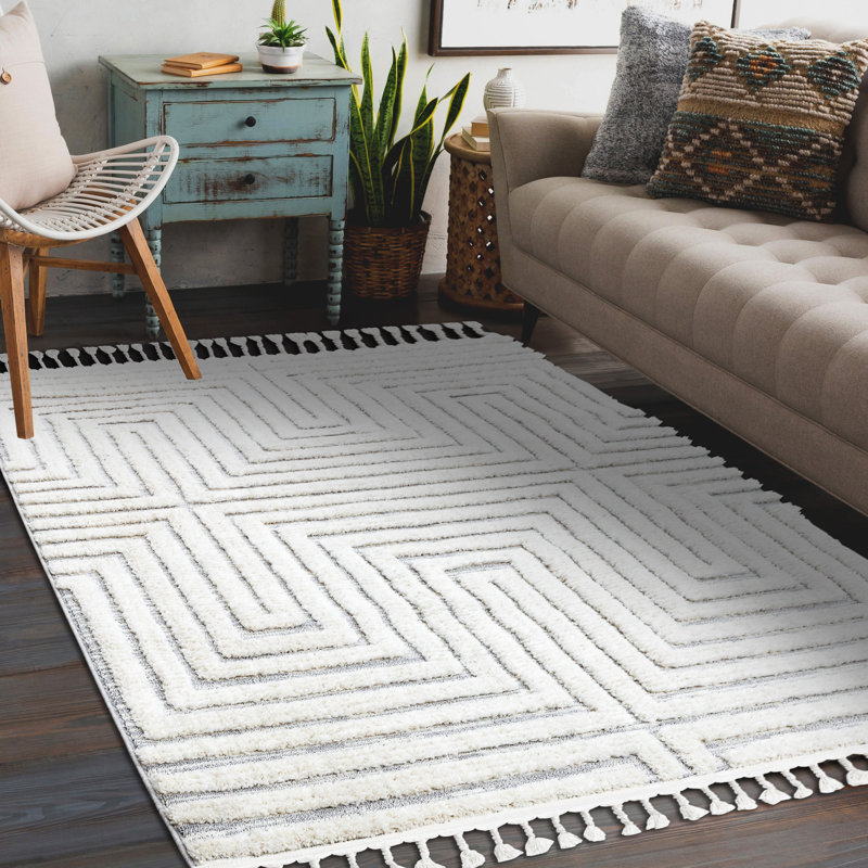 Tengan Geometric Area Rug, Rectangular 160 x 220cm