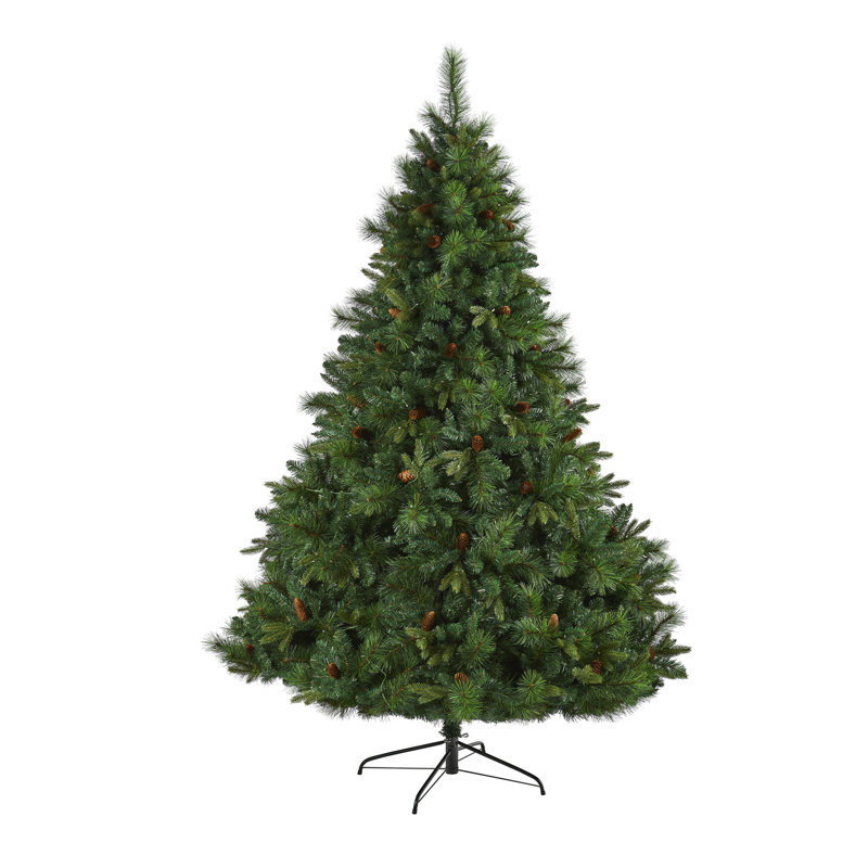 Lighted Artificial Christmas Tree, 7.5' H