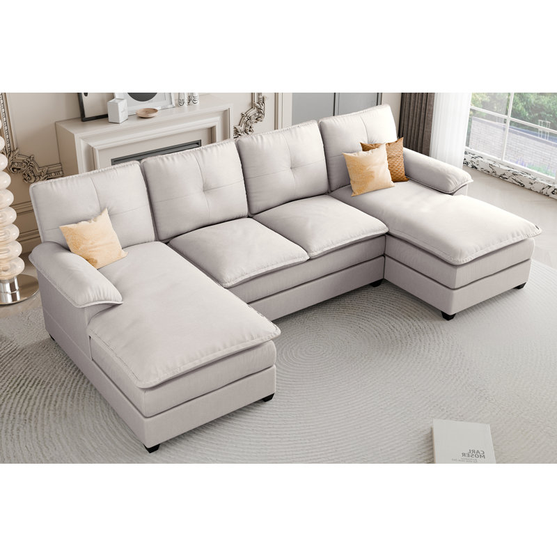 Canapé modulaire 3 pièces Mendham, Beige